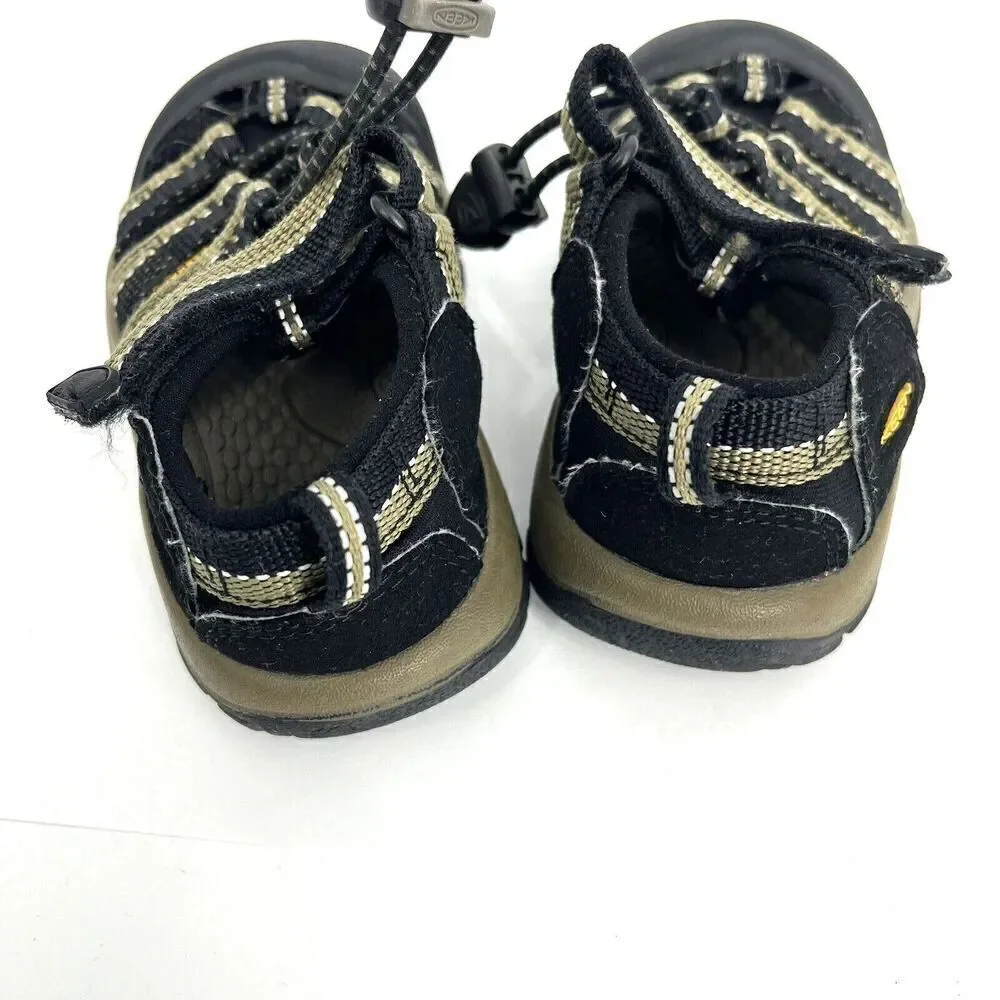 Keen Newport H2 Shoes Youth Kids Size 10 Green Black Outdoor Waterproof Boy Girl